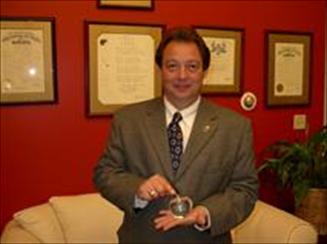 Bernie with NOPA Award