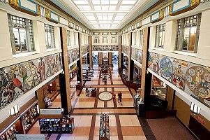 Library central court